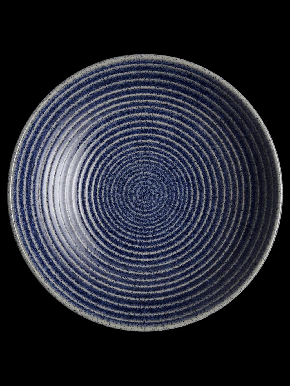 DENBY Studio Blue Cobalt SET OF 4 Medium Ridged Bowls